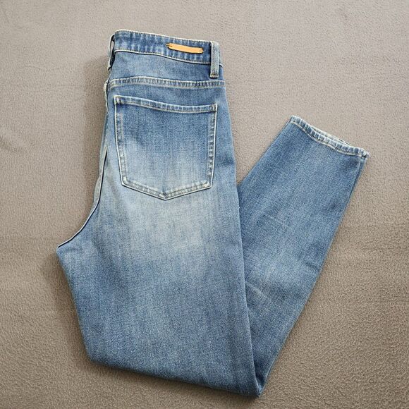 Soft Surroundings Women 12 High Rise Distressed Skinny Jeans - Picture 2 of 10